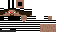Minecraft skin texture, 64x32 legacy pixels