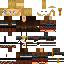 Minecraft skin texture, 64x64 pixels