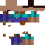 Minecraft skin texture, 64x64 pixels