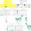 Minecraft skin texture, 64x64 pixels