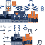Minecraft skin texture, 64x64 pixels