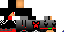 Minecraft skin texture, 64x32 legacy pixels