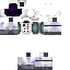 Minecraft skin texture, 64x64 pixels