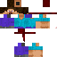 Minecraft skin texture, 64x64 pixels