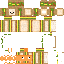 Minecraft skin texture, 64x64 pixels