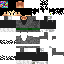 Gray Minecraft skin texture, 64x64 pixels