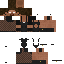 Minecraft skin texture, 64x64 pixels
