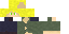 Minecraft skin texture, 64x32 legacy pixels