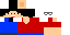 Minecraft skin texture, 64x32 legacy pixels