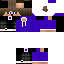 Minecraft skin texture, 64x64 pixels