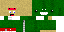 Minecraft skin texture, 64x32 legacy pixels