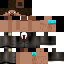 Minecraft skin texture, 64x64 pixels
