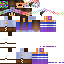 Minecraft skin texture, 64x64 pixels