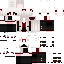 Orange Minecraft skin texture, 64x64 pixels