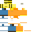 Minecraft skin texture, 64x64 pixels