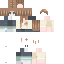 Minecraft skin texture, 64x64 pixels