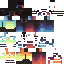 Minecraft skin texture, 64x64 pixels