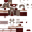 Minecraft skin texture, 64x64 pixels