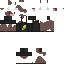 Minecraft skin texture, 64x64 pixels