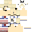 Minecraft skin texture, 64x64 pixels
