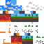 Minecraft skin texture, 64x64 pixels