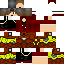 Minecraft skin texture, 64x64 pixels