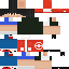 Minecraft skin texture, 64x64 pixels