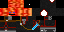 Minecraft skin texture, 64x32 legacy pixels