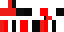 Minecraft skin texture, 64x32 legacy pixels