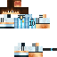 Minecraft skin texture, 64x64 pixels