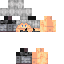 Minecraft skin texture, 64x64 pixels