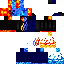 Minecraft skin texture, 64x64 pixels