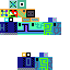 Minecraft skin texture, 64x64 pixels