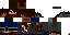 Minecraft skin texture, 64x32 legacy pixels
