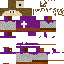 Minecraft skin texture, 64x64 pixels