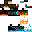 Minecraft skin texture, 64x64 pixels