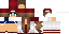 Minecraft skin texture, 64x32 legacy pixels