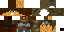 Minecraft skin texture, 64x32 legacy pixels