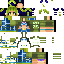 Minecraft skin texture, 64x64 pixels