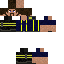 Minecraft skin texture, 64x64 pixels