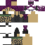 Minecraft skin texture, 64x64 pixels