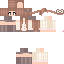 Minecraft skin texture, 64x64 pixels