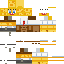 Minecraft skin texture, 64x64 pixels