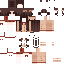Minecraft skin texture, 64x64 pixels