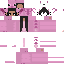 Minecraft skin texture, 64x64 pixels