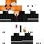 Minecraft skin texture, 64x64 pixels