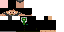 Minecraft skin texture, 64x32 legacy pixels