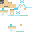 Minecraft skin texture, 64x64 pixels