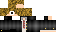 Minecraft skin texture, 64x32 legacy pixels