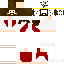 Minecraft skin texture, 64x64 pixels